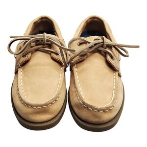 Sperry Top-Sider Boat Shoes Mens US Size 12.5M Brown Leather Lace Up YB27284 EUC